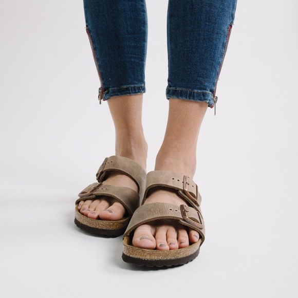 Birkenstock | Shoes | Birkenstock Arizona Leather Sandals Tobacco Brown  Size 4 | Poshmark